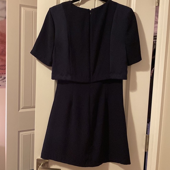 Topshop ladies navy dress. Size 4. EEUC. - Picture 2 of 3